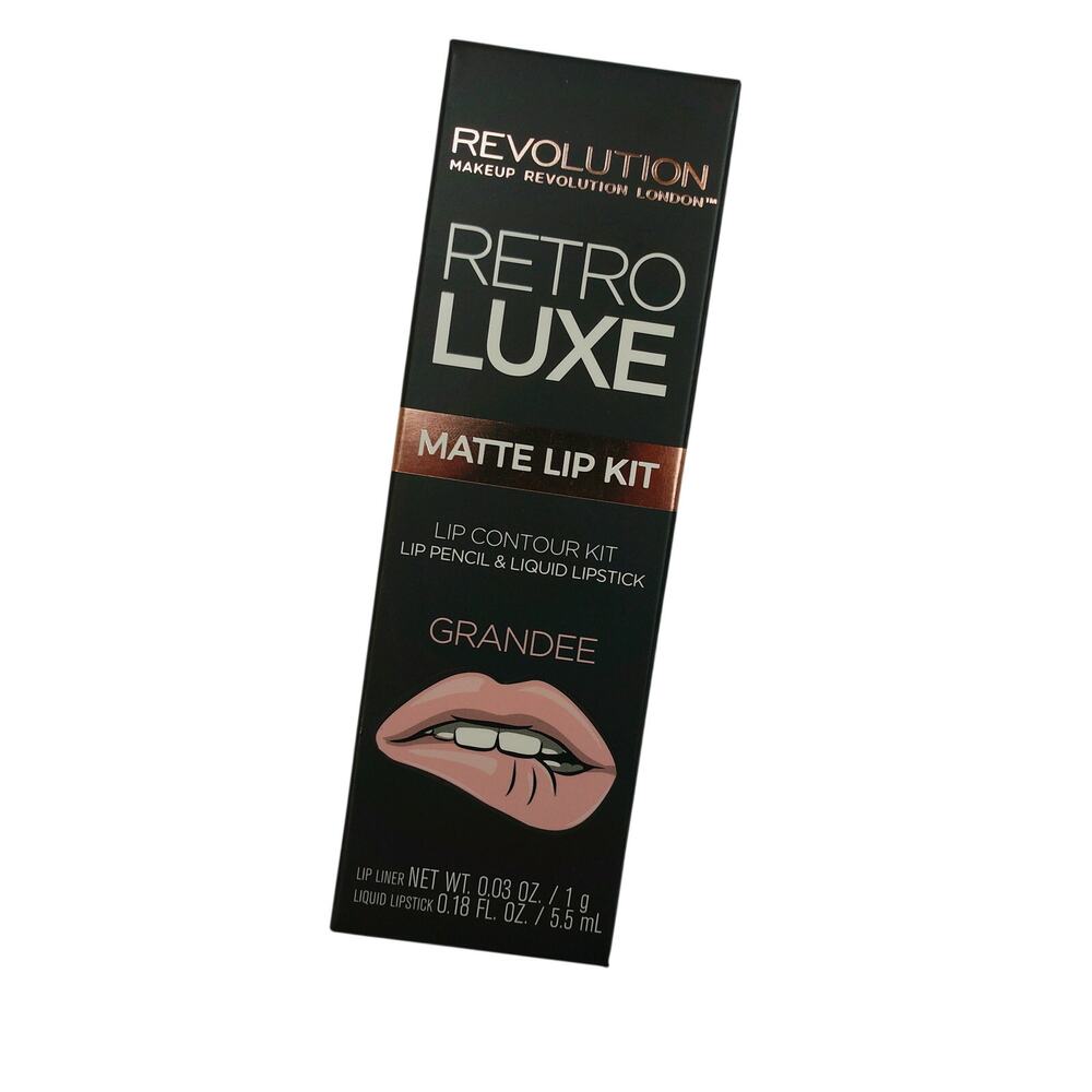 REVOLUTION Retro Luxe Lip Contour Kit - Pencil Lipstick (Value Pack) Sealed